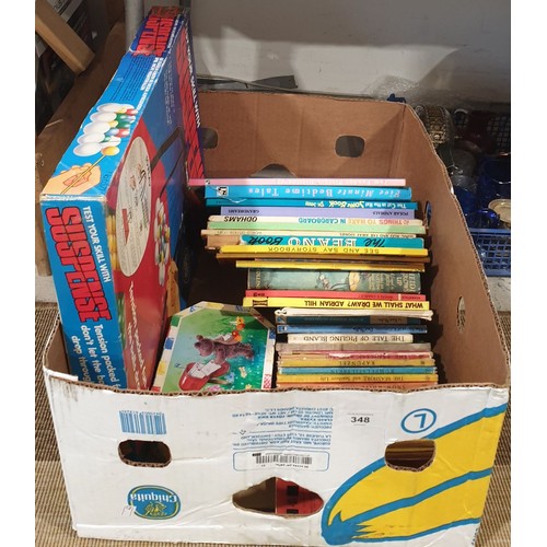 348 - A box of children's books including vintage Ladybird. No shipping. Arrange collection or your own pa... 