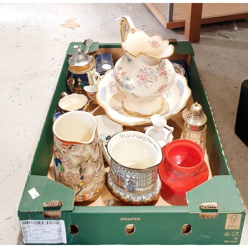 451 - A box of ceramics including Royal Doulton. No shipping. Arrange collection or your own packer and sh... 