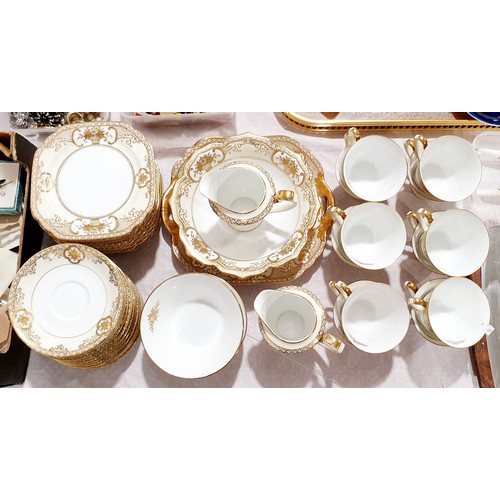 456 - A 1930s Noritake part tea service. No shipping. Arrange collection or your own packer and shipper, p... 