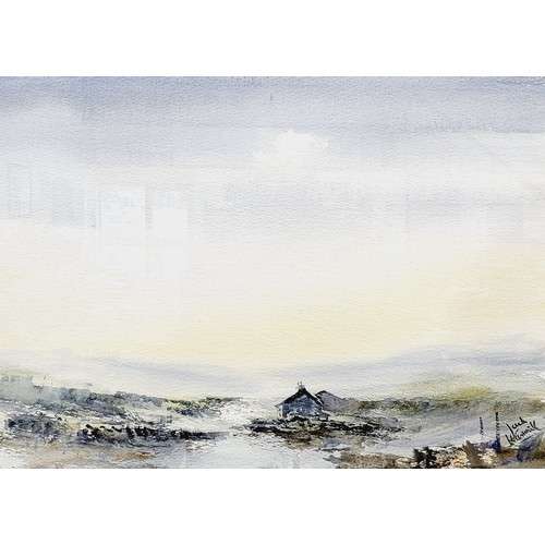 324 - Jack Hamill (1920-2015): a moorland view, watercolour, signed lower right, 14