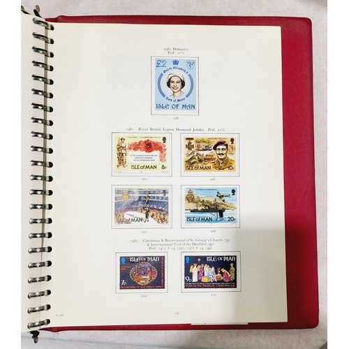 496 - An album of Isle of Man stamps. UK shipping £14.