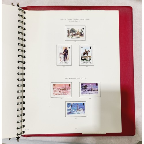 496 - An album of Isle of Man stamps. UK shipping £14.