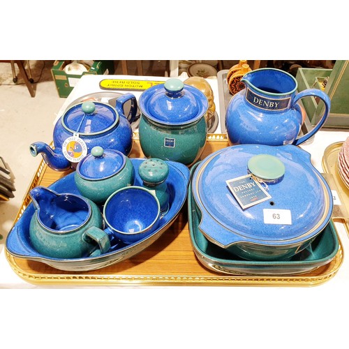 63 - A selection of Denby 