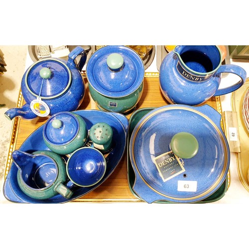 63 - A selection of Denby 