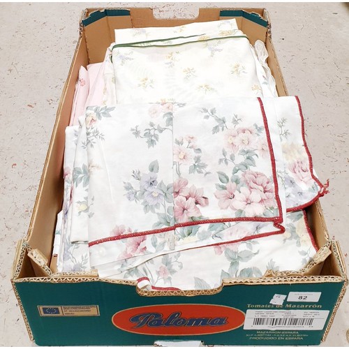 82 - A box of duvet sets. UK shipping £14.