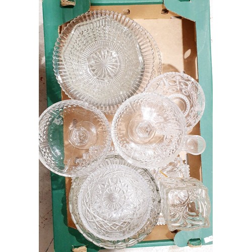 120 - Two boxes of glass, china and assorted. No shipping. Arrange collection or your own packer and shipp... 