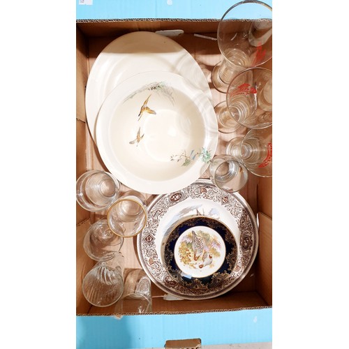 125 - A box including Royal Doulton. No shipping. Arrange collection or your own packer and shipper, pleas... 