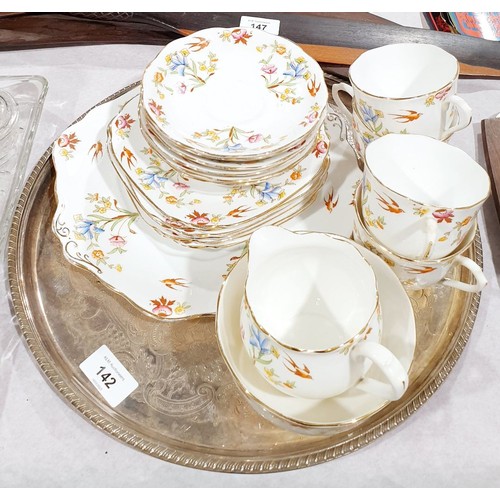 142 - A selection of Royal Albert hand finished tea ware. No shipping. Arrange collection or your own pack... 