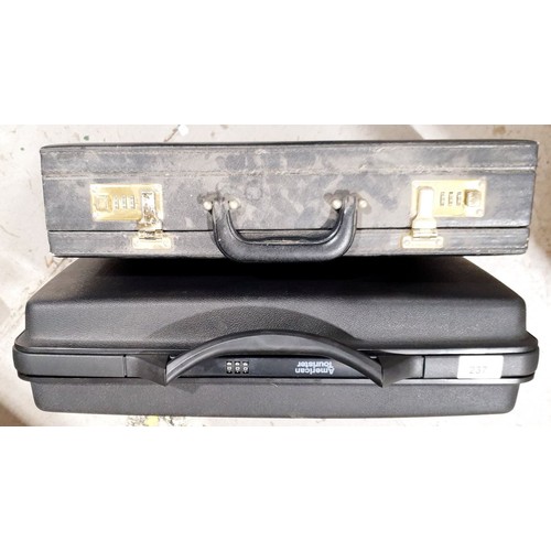 237 - An American Tourist briefcase and one other briefcase. No shipping. Arrange collection or your own p... 