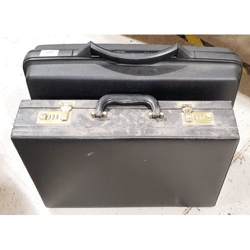 237 - An American Tourist briefcase and one other briefcase. No shipping. Arrange collection or your own p... 