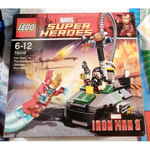 263 - A sealed boxed Lego Marvel Super Heroes set 76008. UK shipping £14.