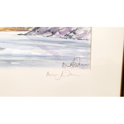 336 - An indistinctly signed watercolour, West Water, Cumbria, signed lower right, 10