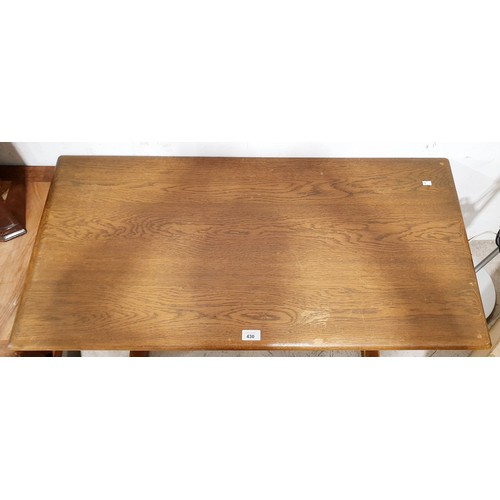 430 - An Old Charm oak coffee table, width 40