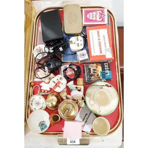 434 - A tray of collectables. No shipping. Arrange collection or your own packer and shipper, please.