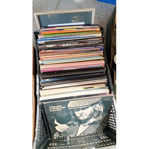 479 - Two boxes of vinyl LPs, CDs and DVDs. No shipping. Arrange collection or your own packer and shipper... 