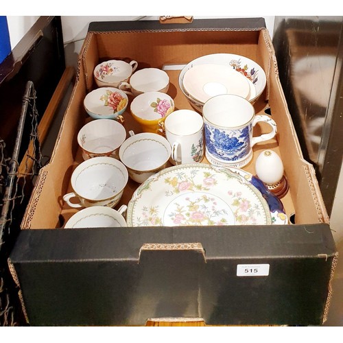 515 - A selection of tea ware and other ceramics. No shipping. Arrange collection or your own packer and s... 