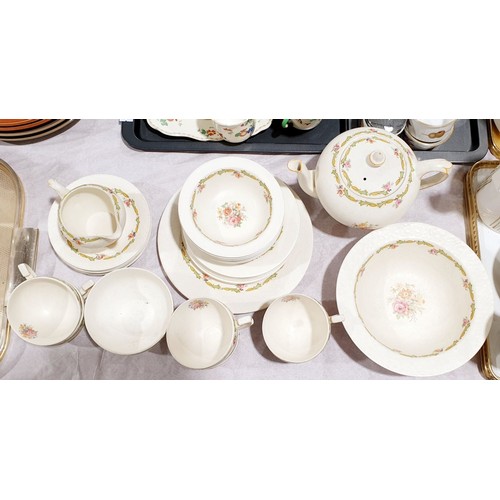 96 - A selection of Crown Ducal Snow Glaze 