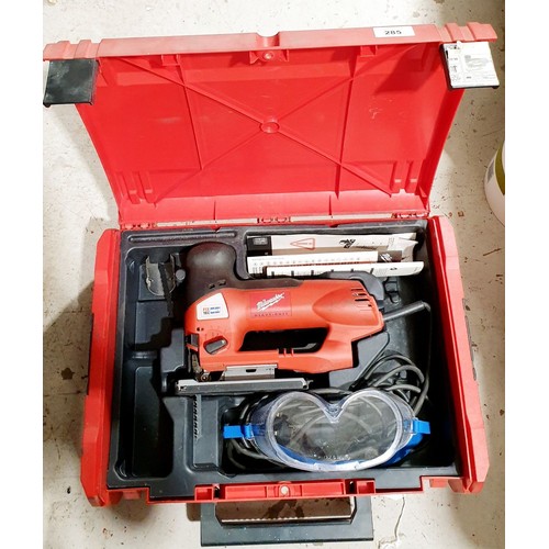 285 - A Milwaukee heavy duty jig-saw. No shipping. Arrange collection or your own packer and shipper, plea... 