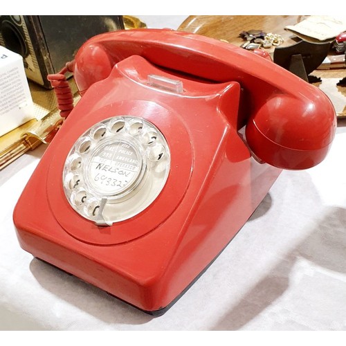 97 - A 1970s telephone. No shipping. Arrange collection or your own packer and shipper, please. Electrica... 