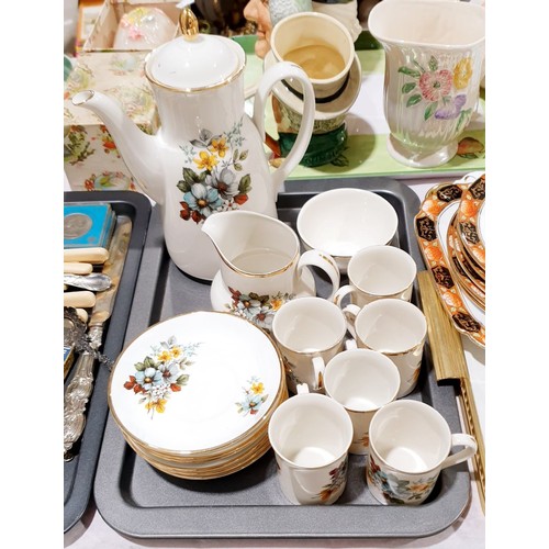 149 - A retro coffee service. No shipping. Arrange collection or your own packer and shipper, please. Elec... 