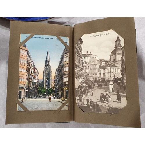 159 - A postcard album. UK shipping £14.