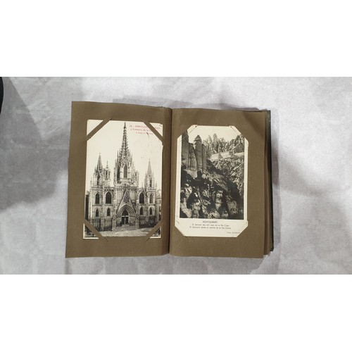 159 - A postcard album. UK shipping £14.