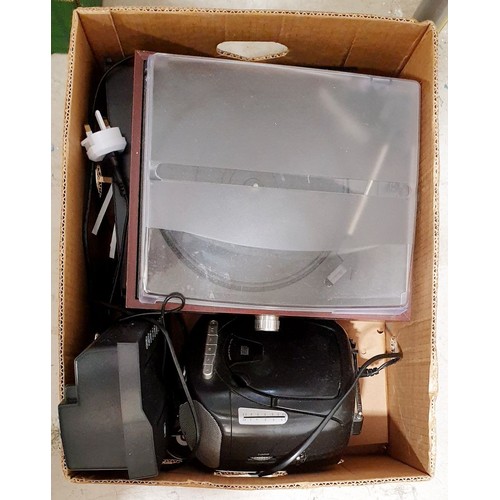 171 - A box of small electricals. No shipping. Arrange collection or your own packer and shipper, please. ... 