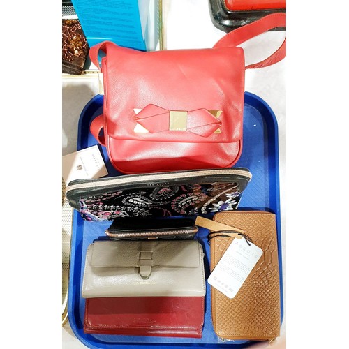 191 - A Ted Baker handbag and wash bag, other Ted Baker and designer purses. UK shipping £14.