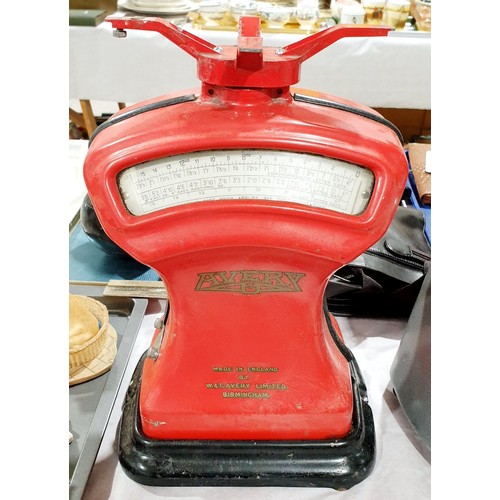 228 - A set of Avery Post Office scales. No shipping. Arrange collection or your own packer and shipper, p... 