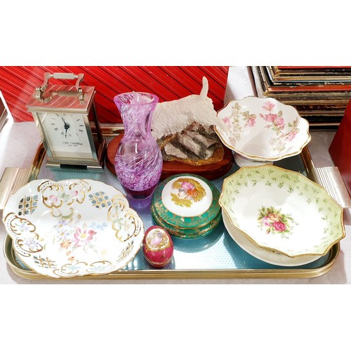 239 - A tray of ceramics and assorted including Old Country Roses. No shipping. Arrange collection or your... 