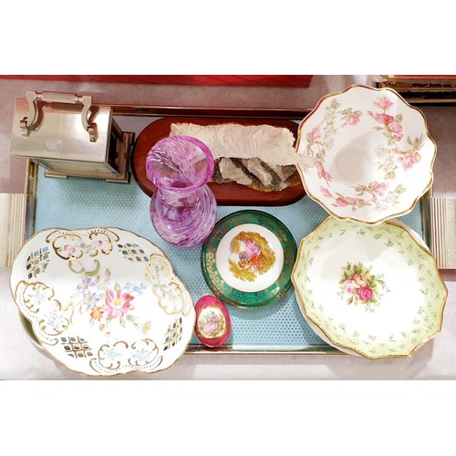 239 - A tray of ceramics and assorted including Old Country Roses. No shipping. Arrange collection or your... 