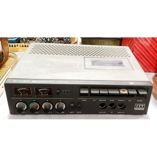 240 - A vintage ITT 740KD stereo recorder. UK shipping £14.