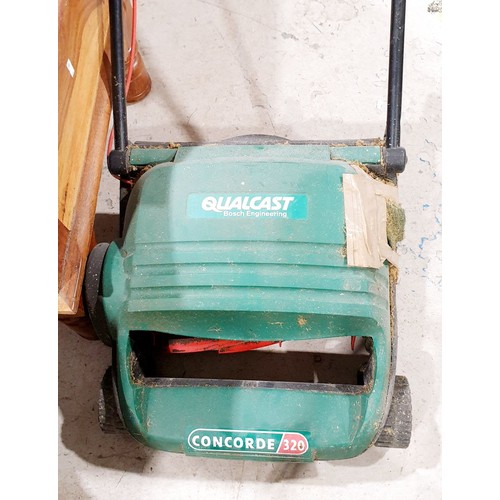 246 - A Qualcast Concorde 320 lawn mower. No shipping. Arrange collection or your own packer and shipper, ... 