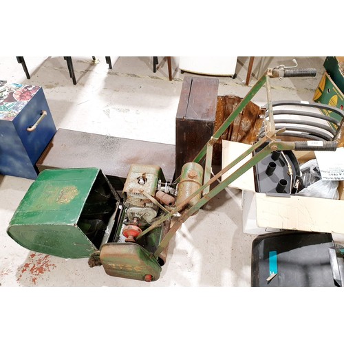 249 - A 1964 Atco petrol lawn mower. No shipping. Arrange collection or your own packer and shipper, pleas... 