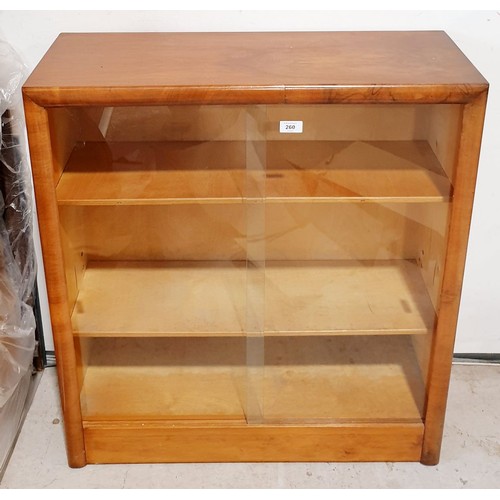 260 - A vintage bookcase, height 33, width 29.75