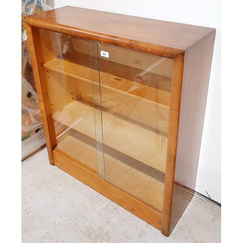 260 - A vintage bookcase, height 33, width 29.75