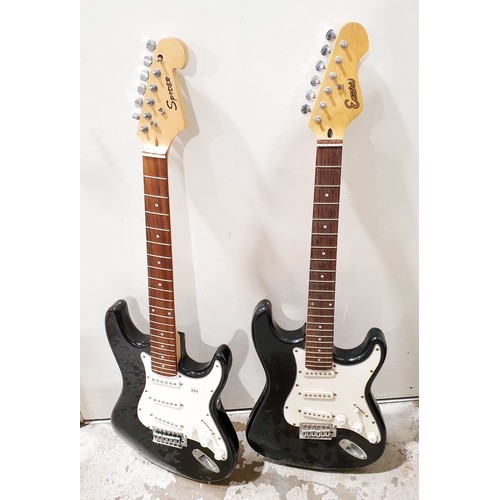 291 - Two electric guitars, both A/F. No shipping. Arrange collection or your own packer and shipper, plea... 