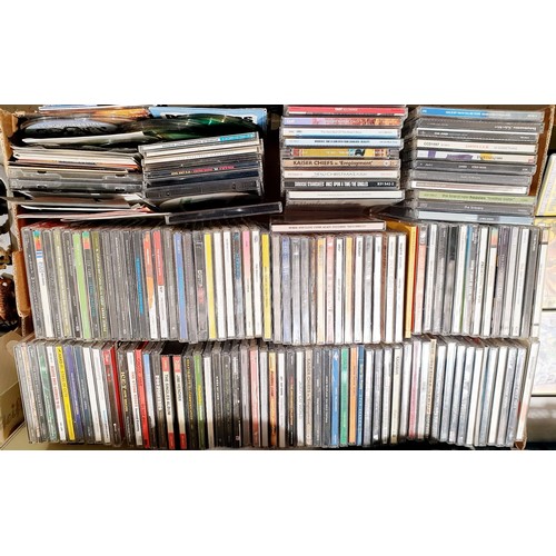 377 - A box of CDs including Ice Cube, Pixies, Ian Brown, New Order and Snap. No shipping. Arrange collect... 