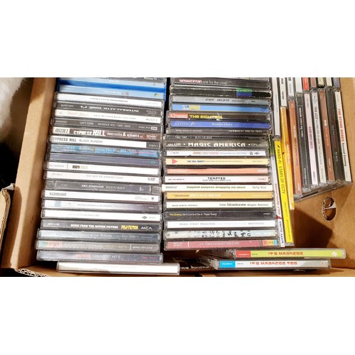 378 - A box of CDs including The Beatles, Beastie Boys, Stone Roses, Talking Heads and Maximo Park. No shi... 