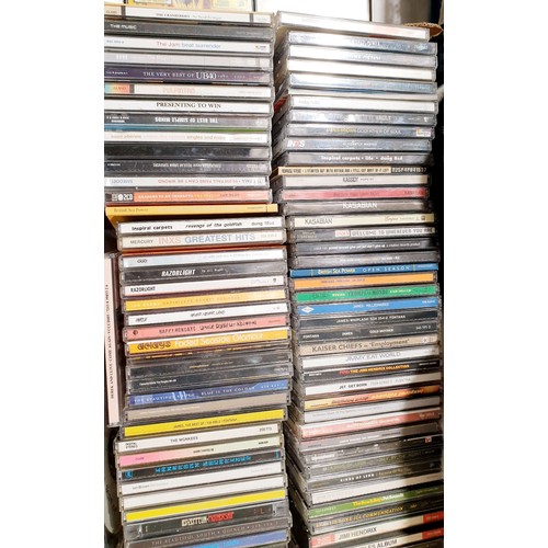 377 - A box of CDs including Ice Cube, Pixies, Ian Brown, New Order and Snap. No shipping. Arrange collect... 