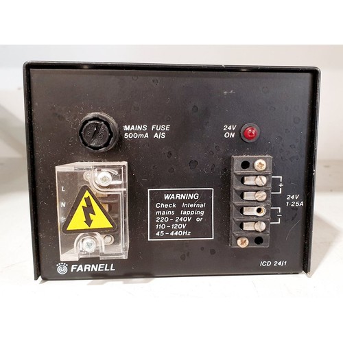 356 - A Farnell ICD24/1 power supply. No shipping. Arrange collection or your own packer and shipper, plea... 