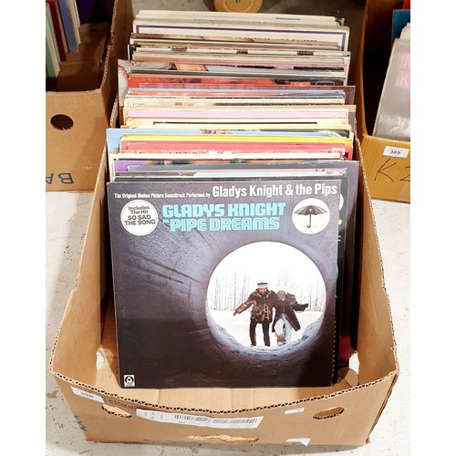 390 - A box of LPs. No shipping. Arrange collection or your own packer and shipper, please. Electricals so... 