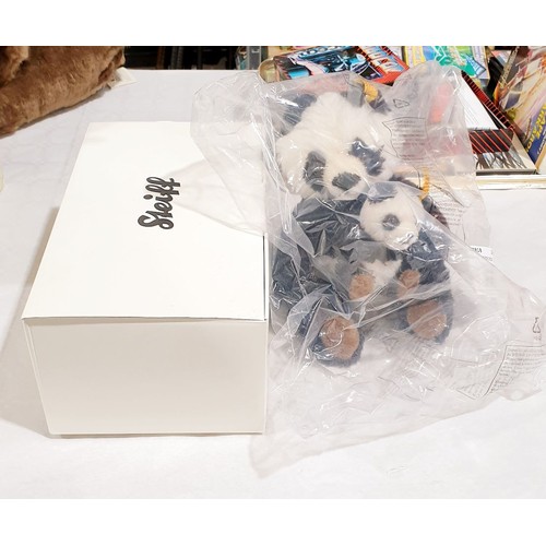 404 - A boxed and sealed Steiff limited edition Cha Cha the Panda Bear, 660818, height 9