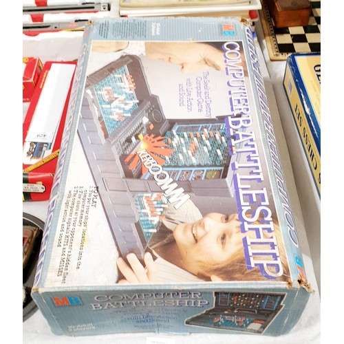 410 - A vintage boxed computer Battleships. No shipping. Arrange collection or your own packer and shipper... 