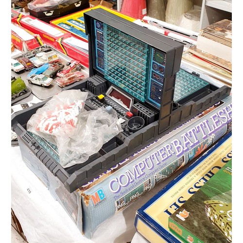 410 - A vintage boxed computer Battleships. No shipping. Arrange collection or your own packer and shipper... 