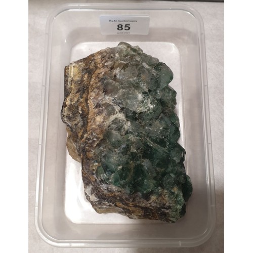 85 - A Weardale fluorite specimen, length 5