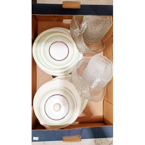 106 - Barratt's dinnerware and retro dessert dishes. No shipping. Arrange collection or your own packer an... 