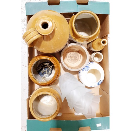 115 - Stoneware and assorted. No shipping. Arrange collection or your own packer and shipper, please. Elec... 