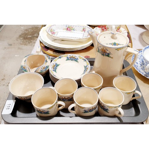 118 - A vintage John Maddock & Sons coffee service. No shipping. Arrange collection or your own packer and... 