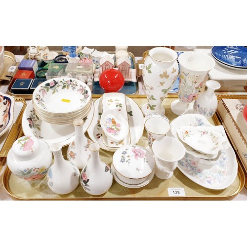 138 - A selection of Wedgewood ceramics. No shipping. Arrange collection or your own packer and shipper, p... 